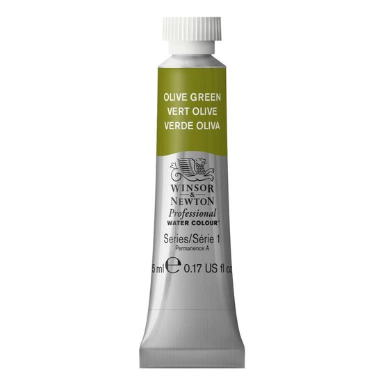 Winsor & Newton Olive Green Professional Watercolour Tube 5ml