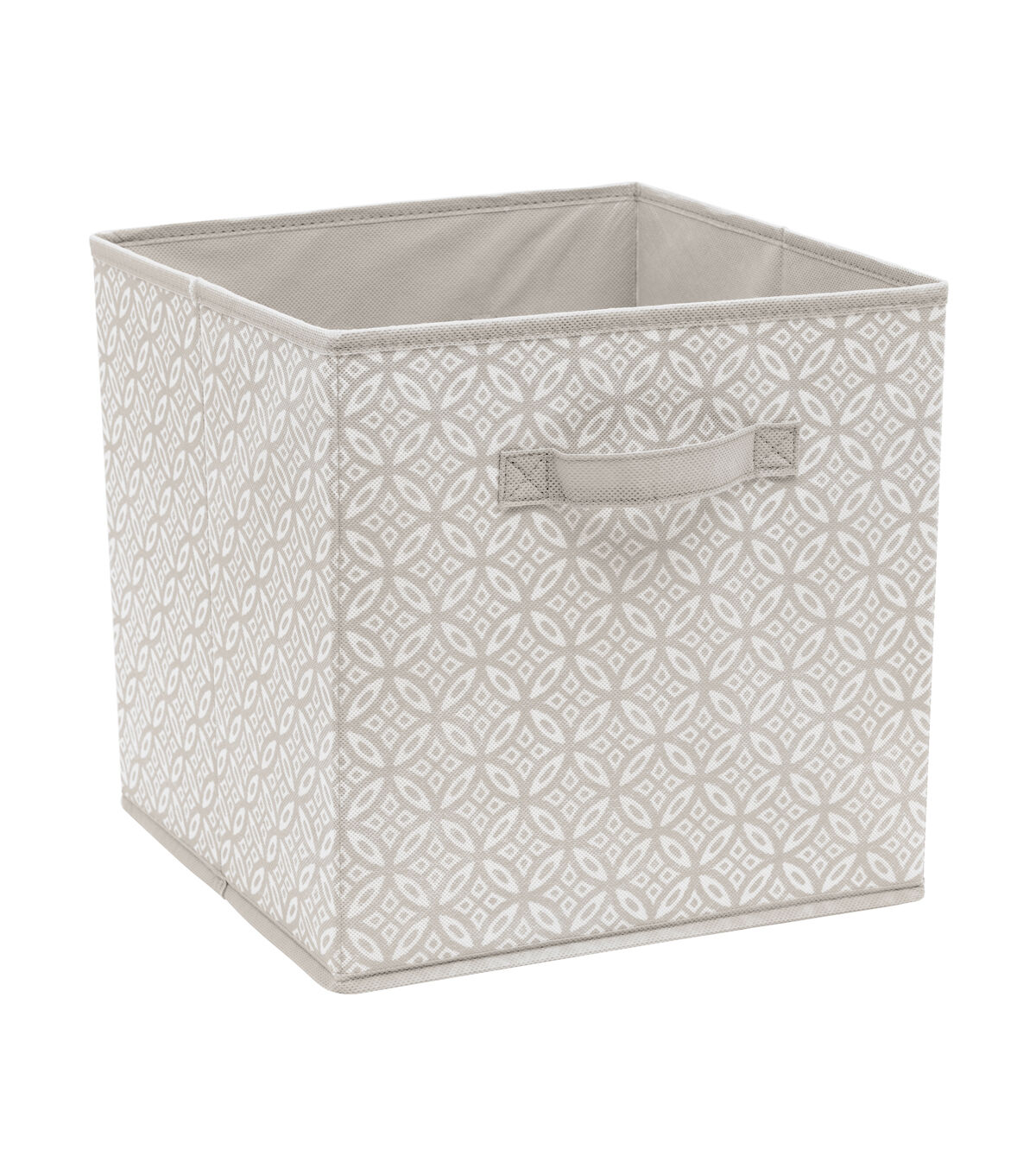 Simplify 12 Gray Boho Collapsible Storage Cube