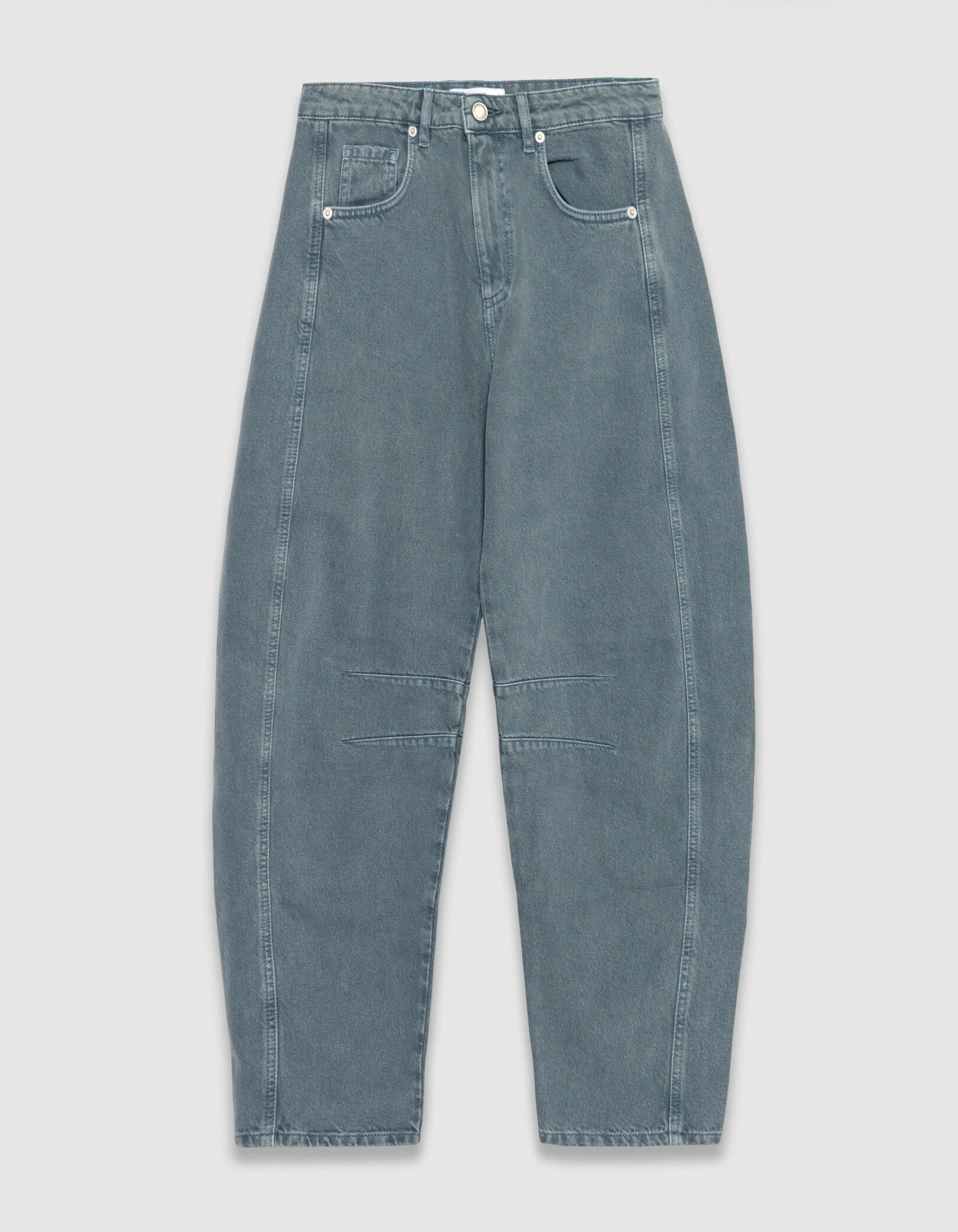 Jean barrel bleu Gabrielle 7/8e Femme