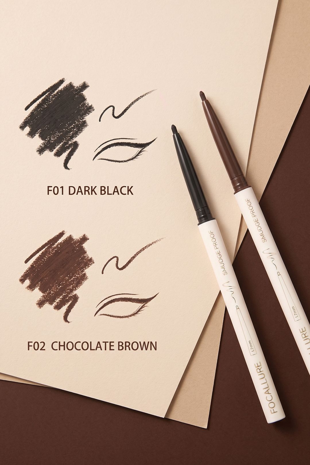 SHEONLY Set of 2 Waterproof Gel Eyeliners
