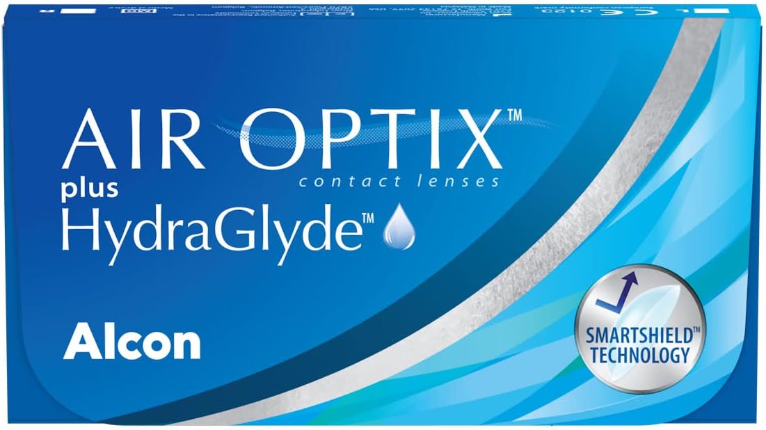 Air Optix plus HydraGlyde monthly contact lenses, soft, 6 pieces, BC 8.6 mm / DIA 14.2 mm / -2 diopters