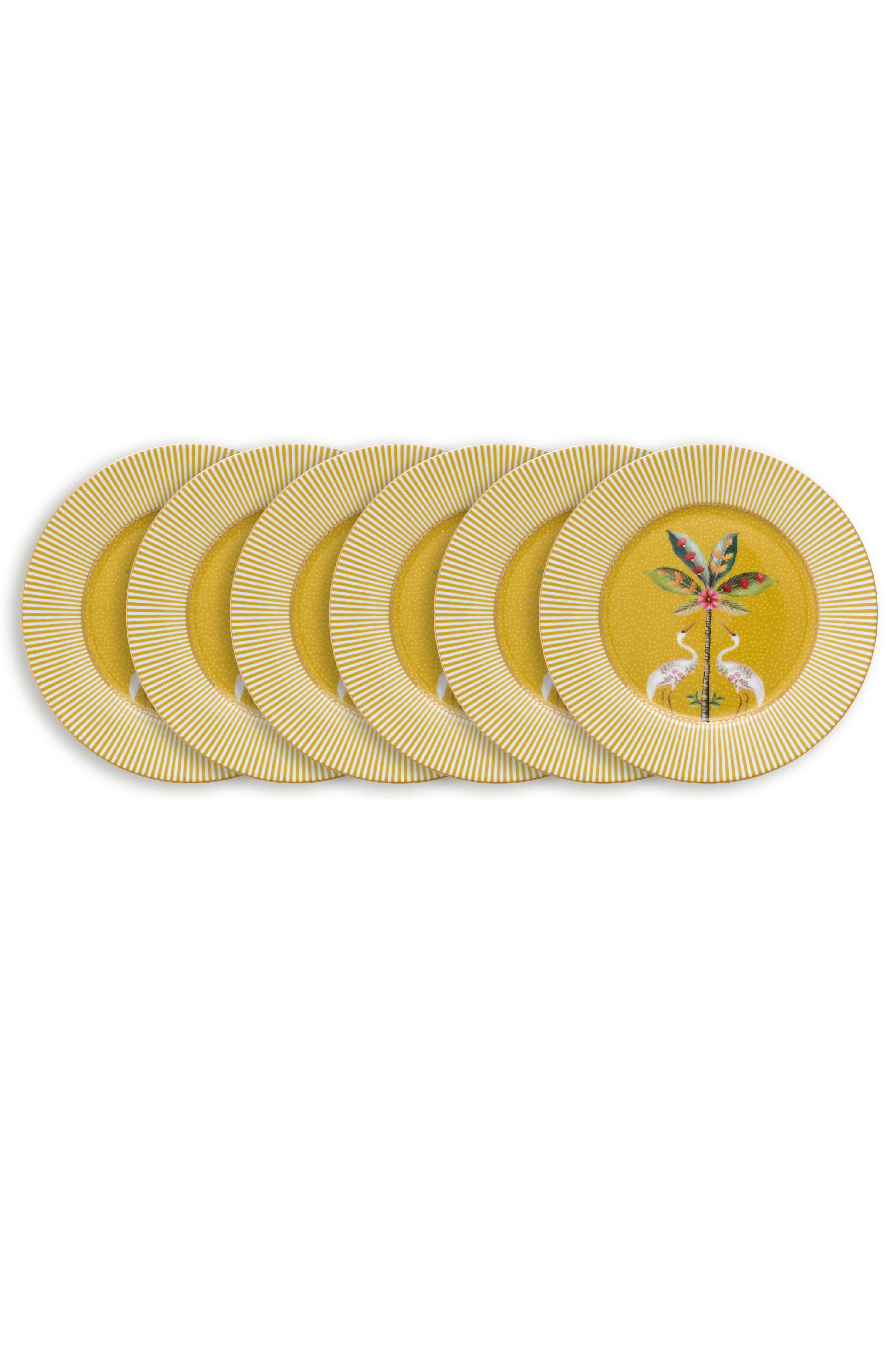 Pip Studio - La Majorelle Borden - Servies set van 6 - 17cm