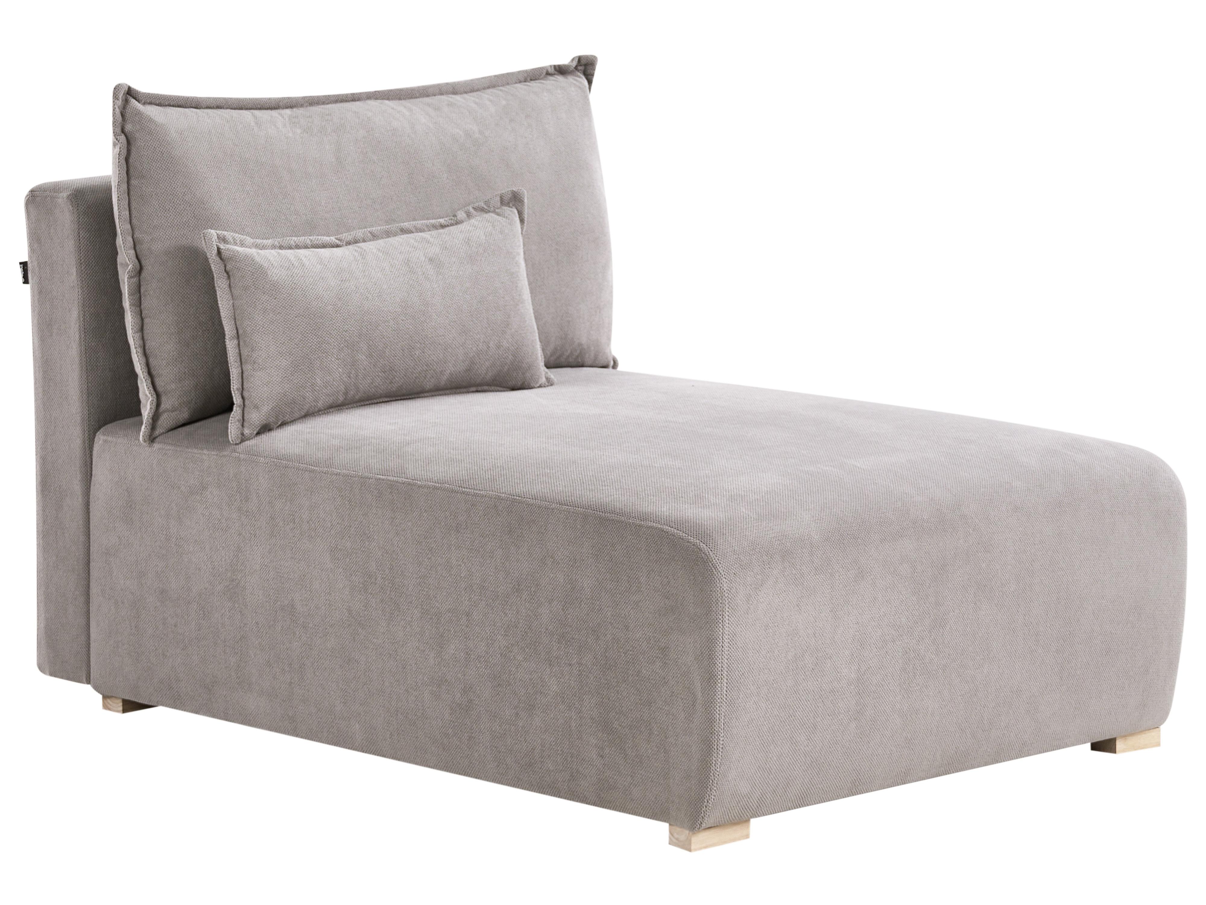 1-Seat Section NERBO Fabric Grey