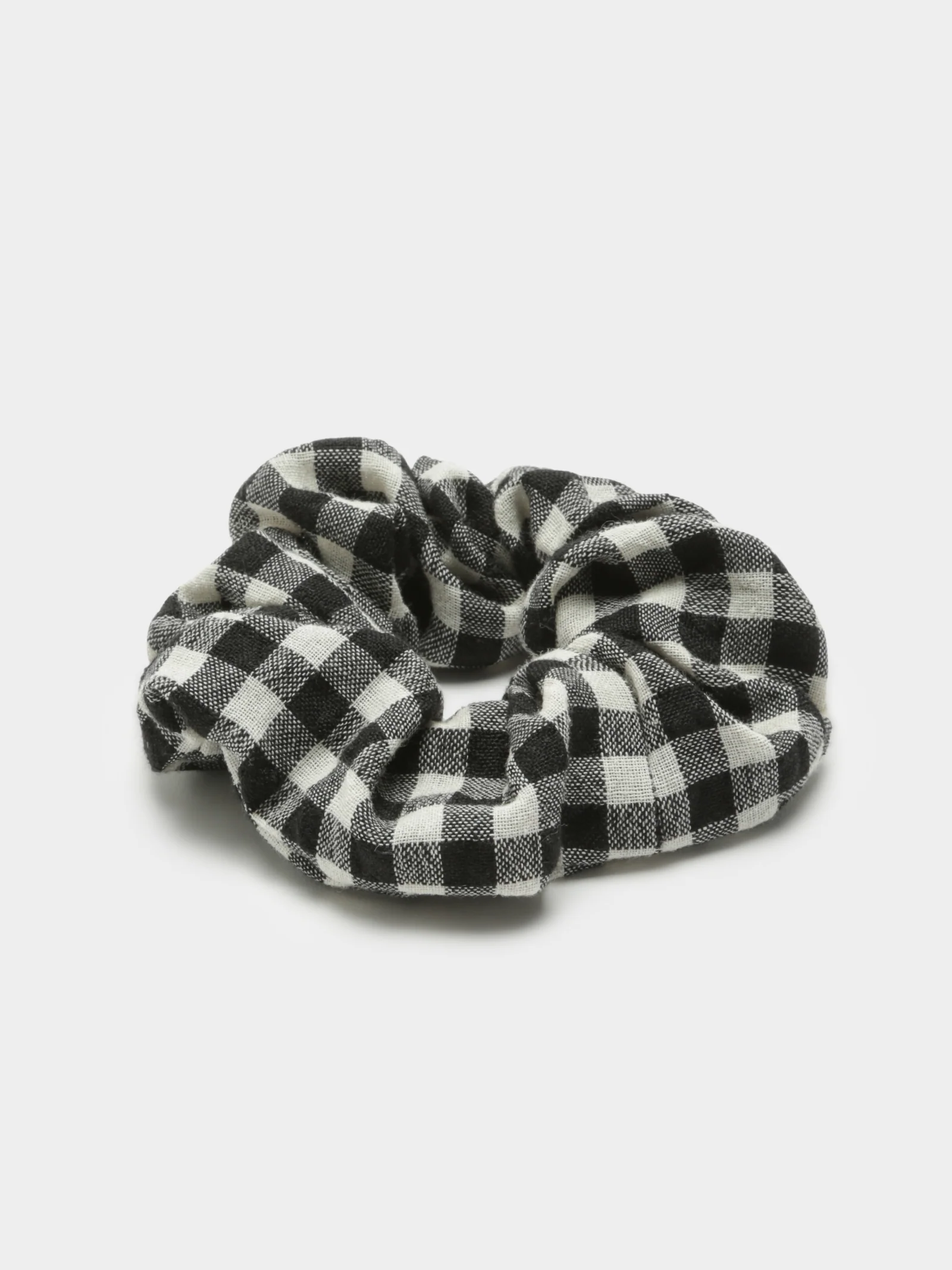 Penny Check Scrunchie