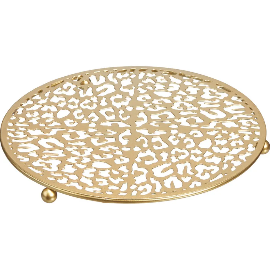 Kwantum Kerstservies | Onderzetters | Onderzetter Panter  Goud