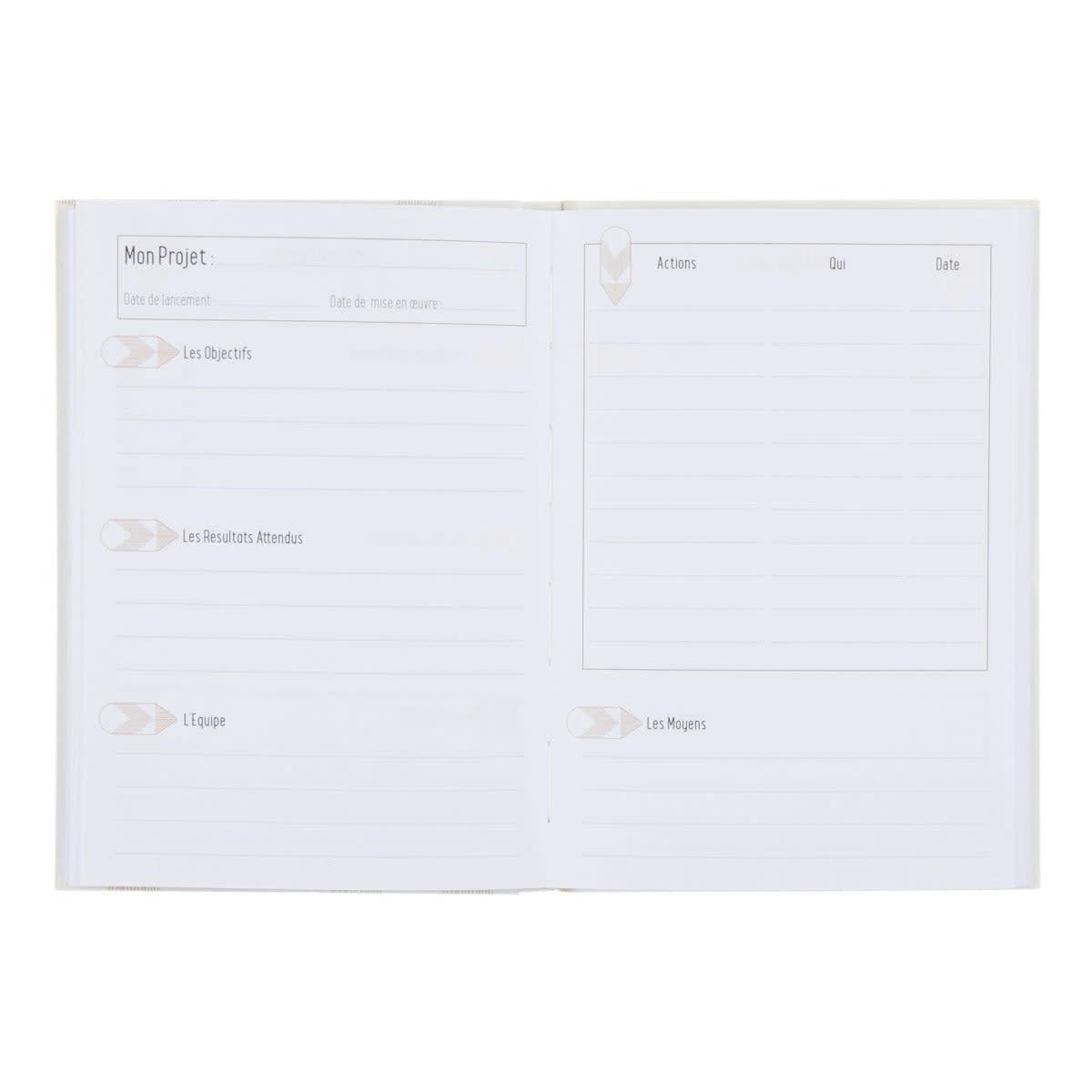 - Carnet De Projets A5 - Fermeture Élastique