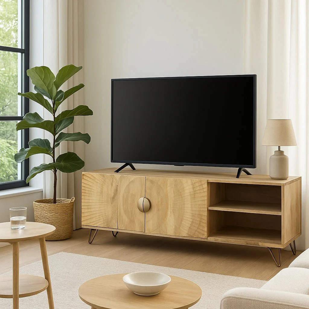 Móvel de Televisão Mandala Madeira TORA