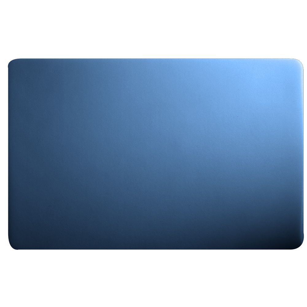 Set de table rectangulaire plastique bleu uni