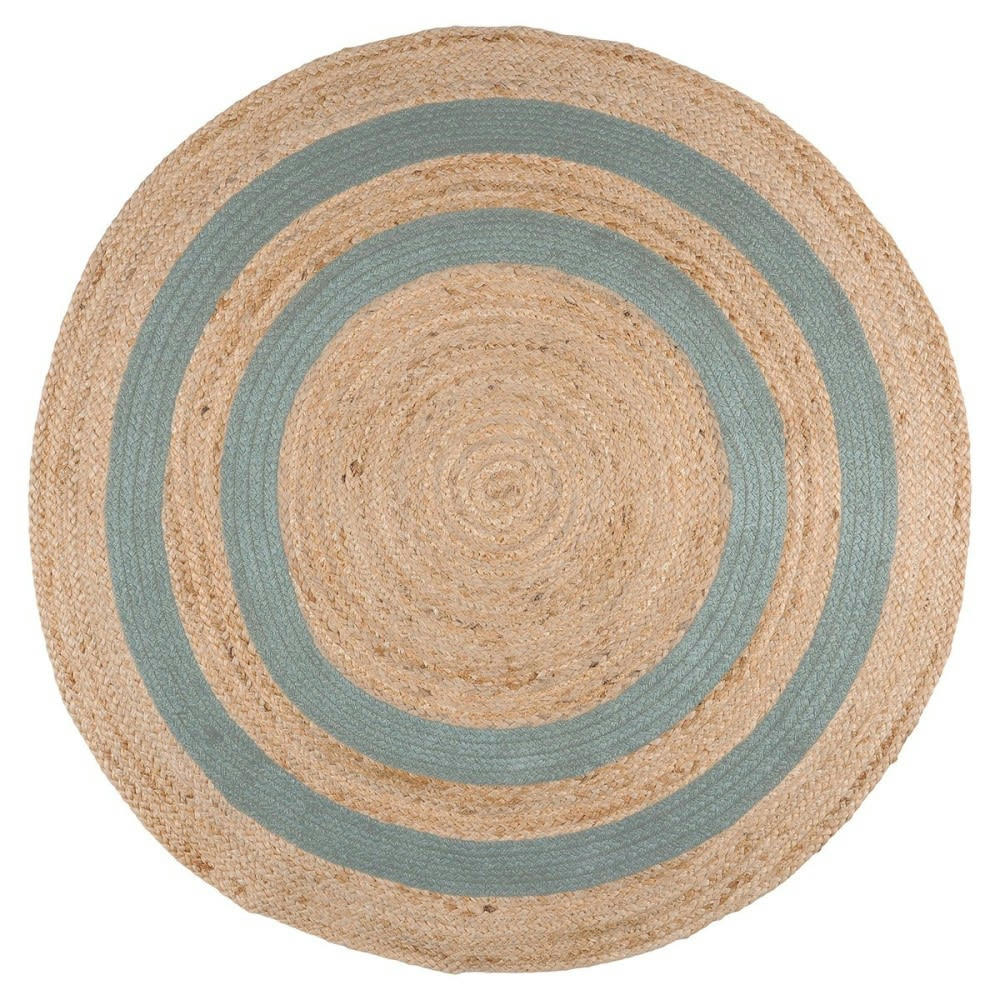 MAORI - Tapis rond vert D90cm
