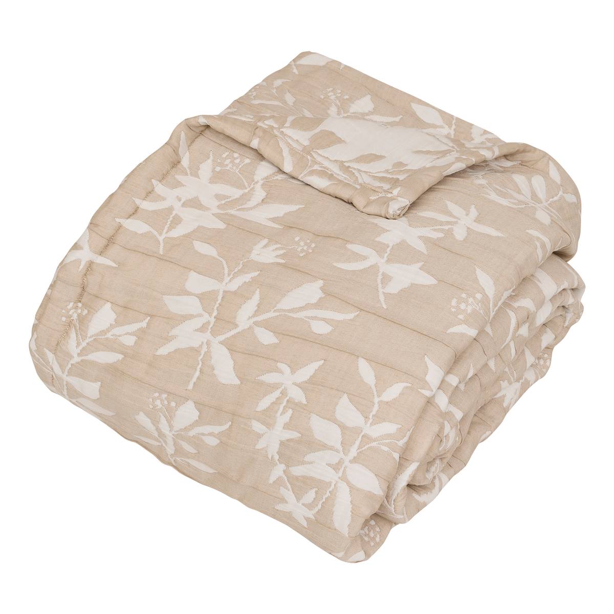 Bedspread "Nuvia" Beige Linen, 260x240 cm