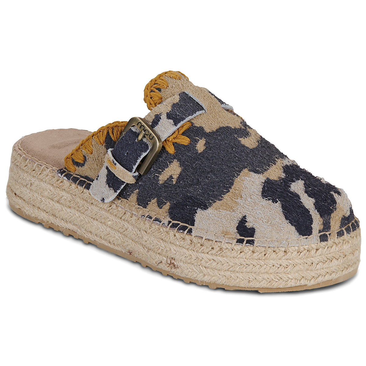 Mou - JUTE CLOG CAMO PRINT - Multicolour
