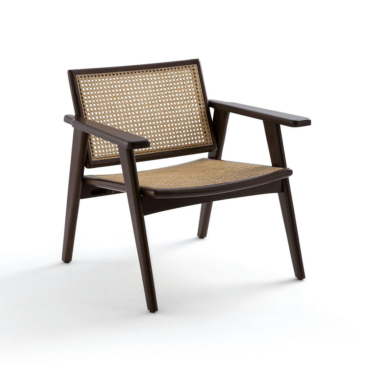 Fauteuil hêtre et cannage, Lons