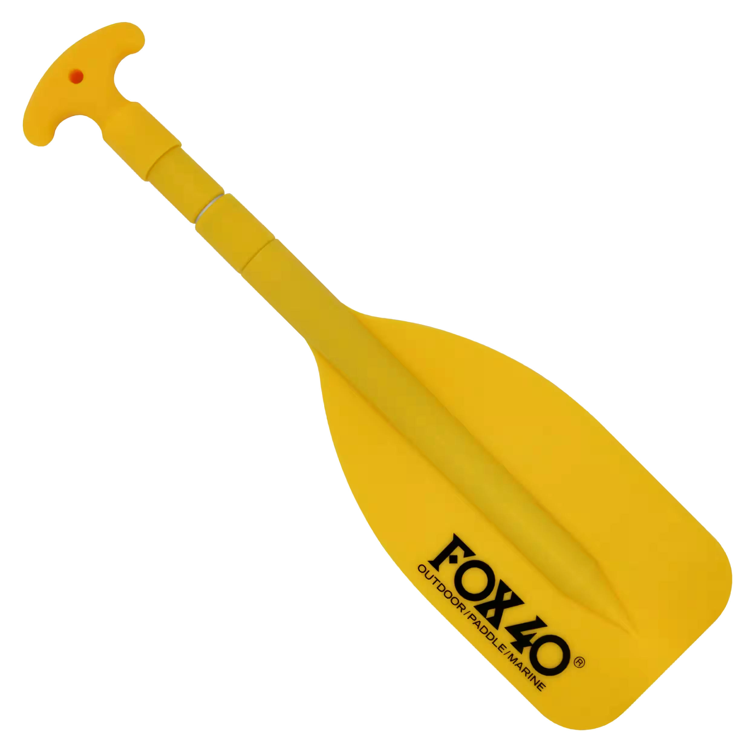 Fox 40 Adjustable Telescopic Mini Paddle with Hook, Yellow, 21