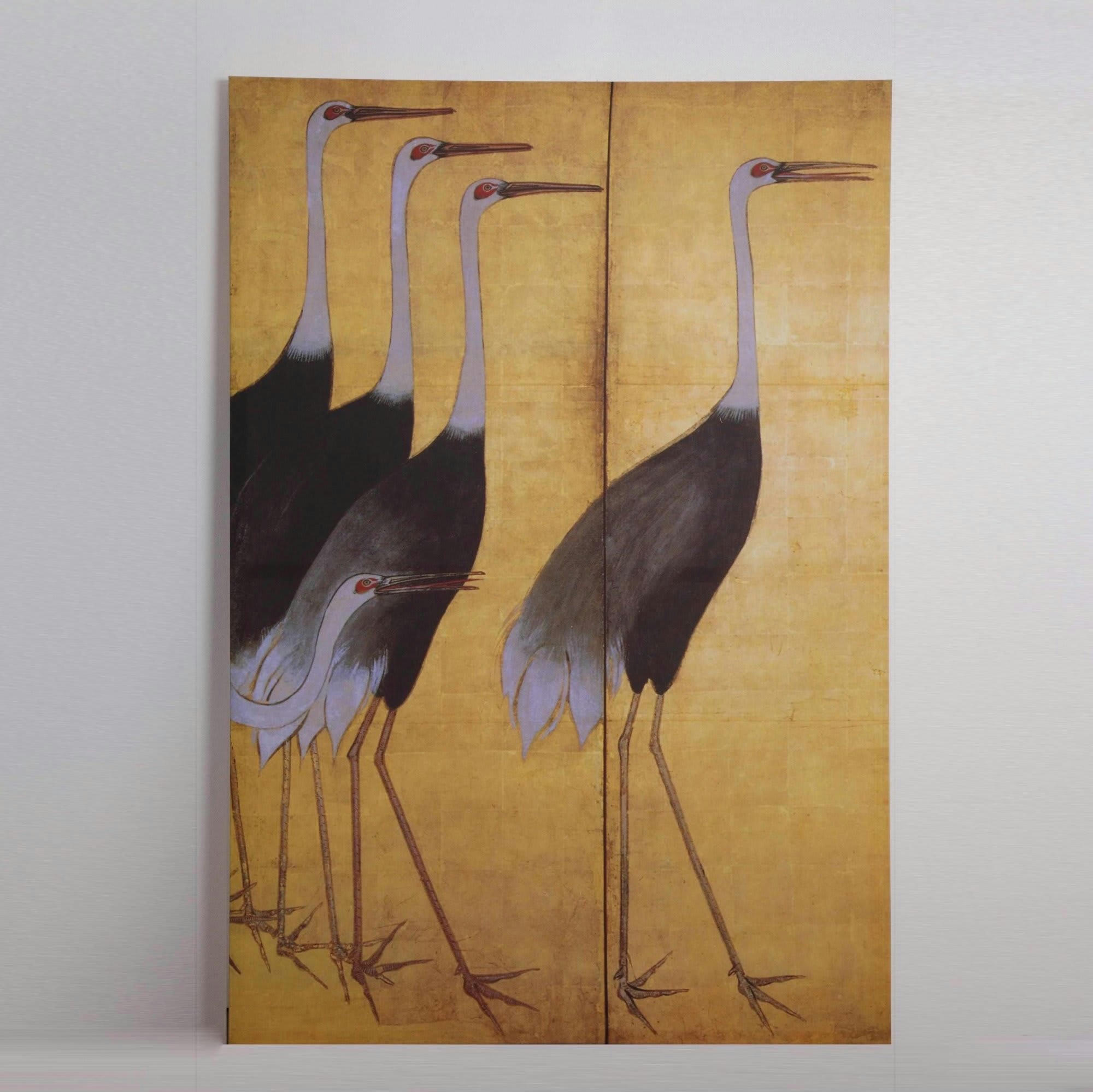 - Tableau Oiseaux Toile Jaune