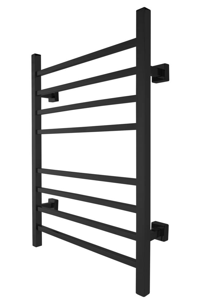 WarmlyYours Sierra Electric Towel Warmer, Black, 8-Bars