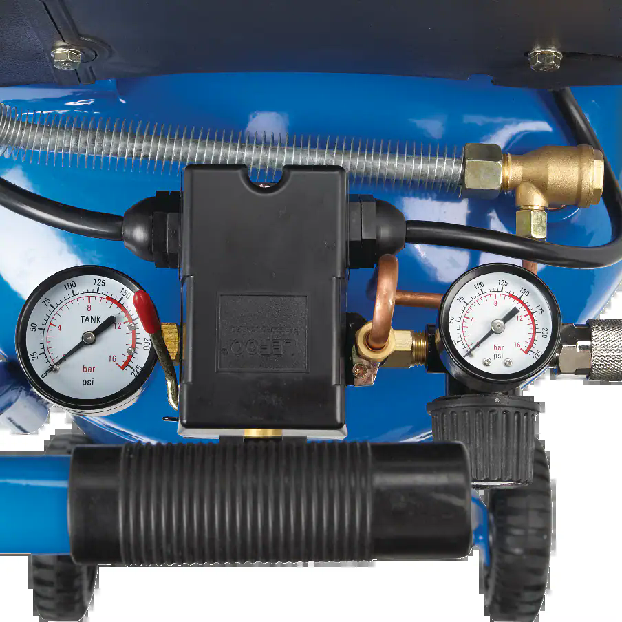 Mastercraft 20-Gallon Oil-Free Portable Vertical Air Compressor, 135 PSI, 2HP
