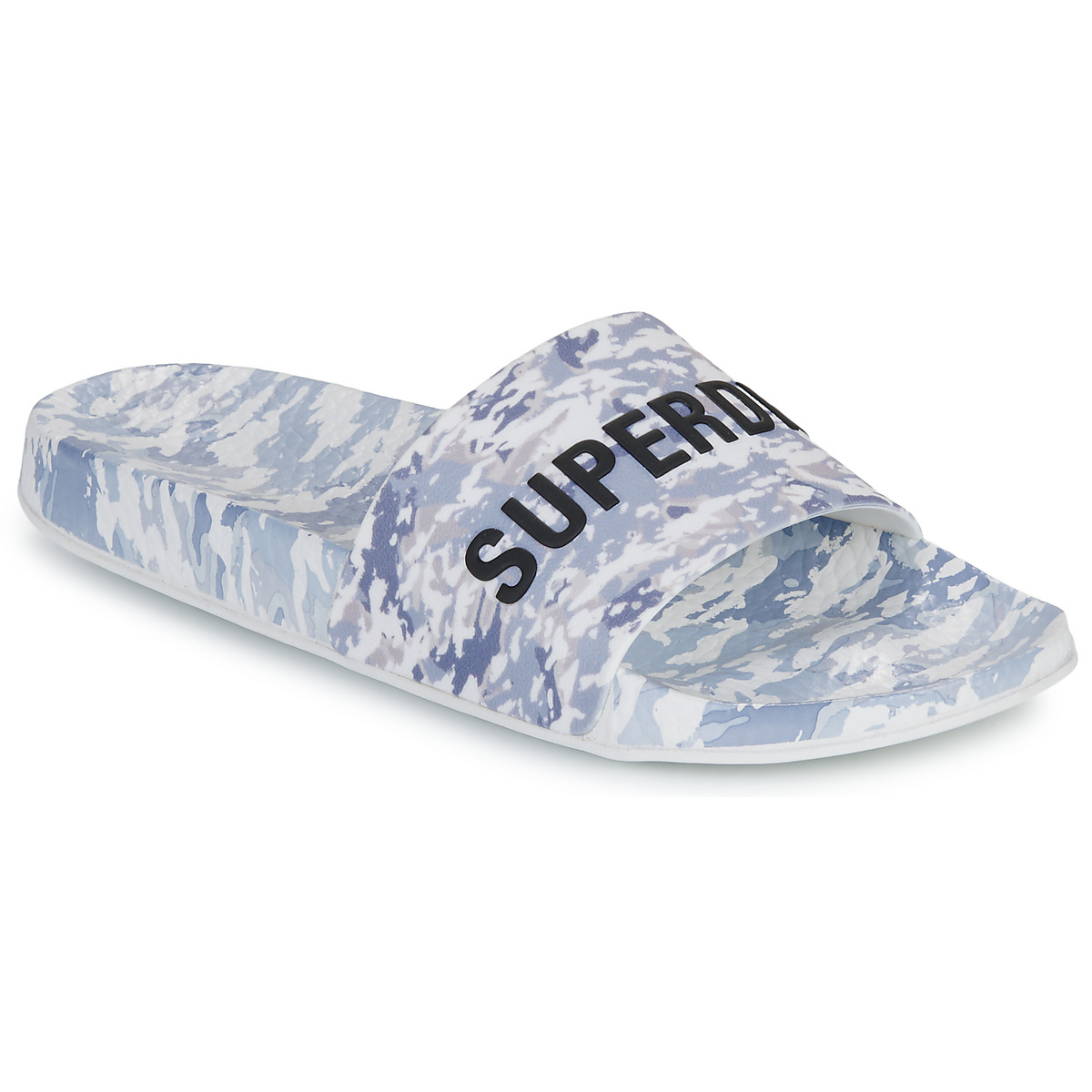 Superdry - Camo Print Pool Slide - White / Camo