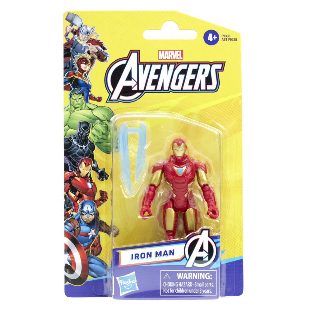 Figurine personnage Marvel Avengers avec accessoire (4 modèles)