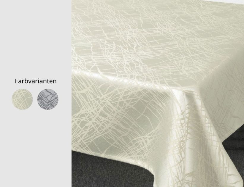 Tischdecke Strichmuster