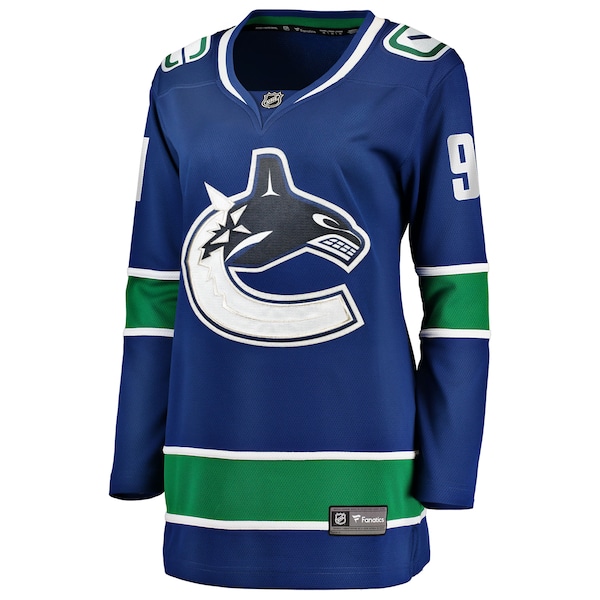 Evander Kane Vancouver Canucks  Women's Home Breakaway Player Jersey - Blue