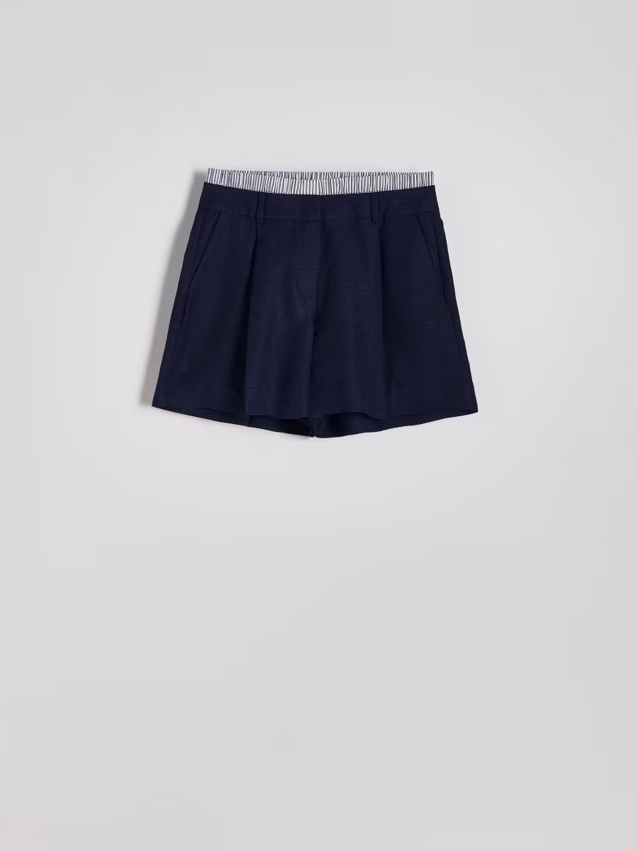 Linen Blend Shorts