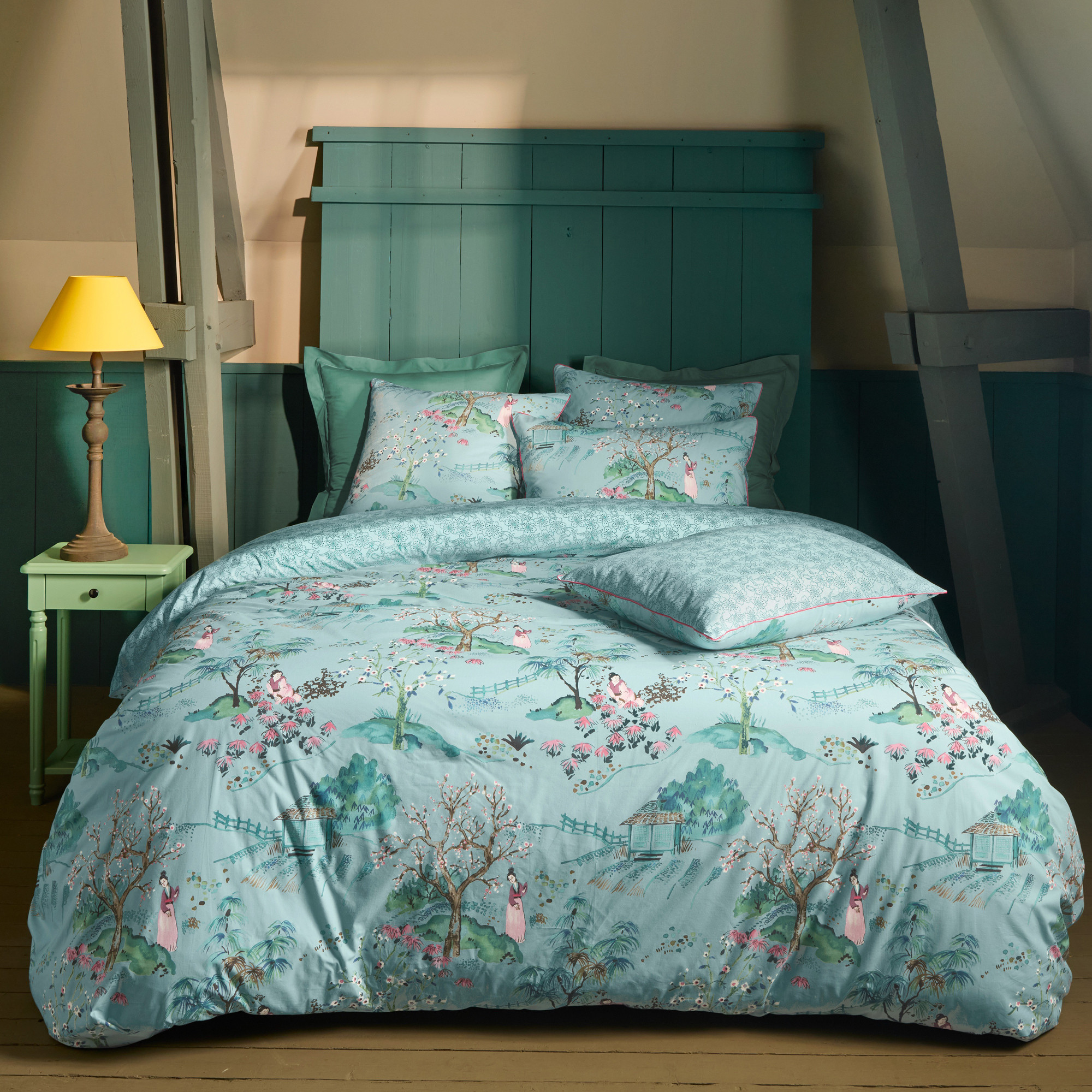 Housse de couetteEstampe japonaise