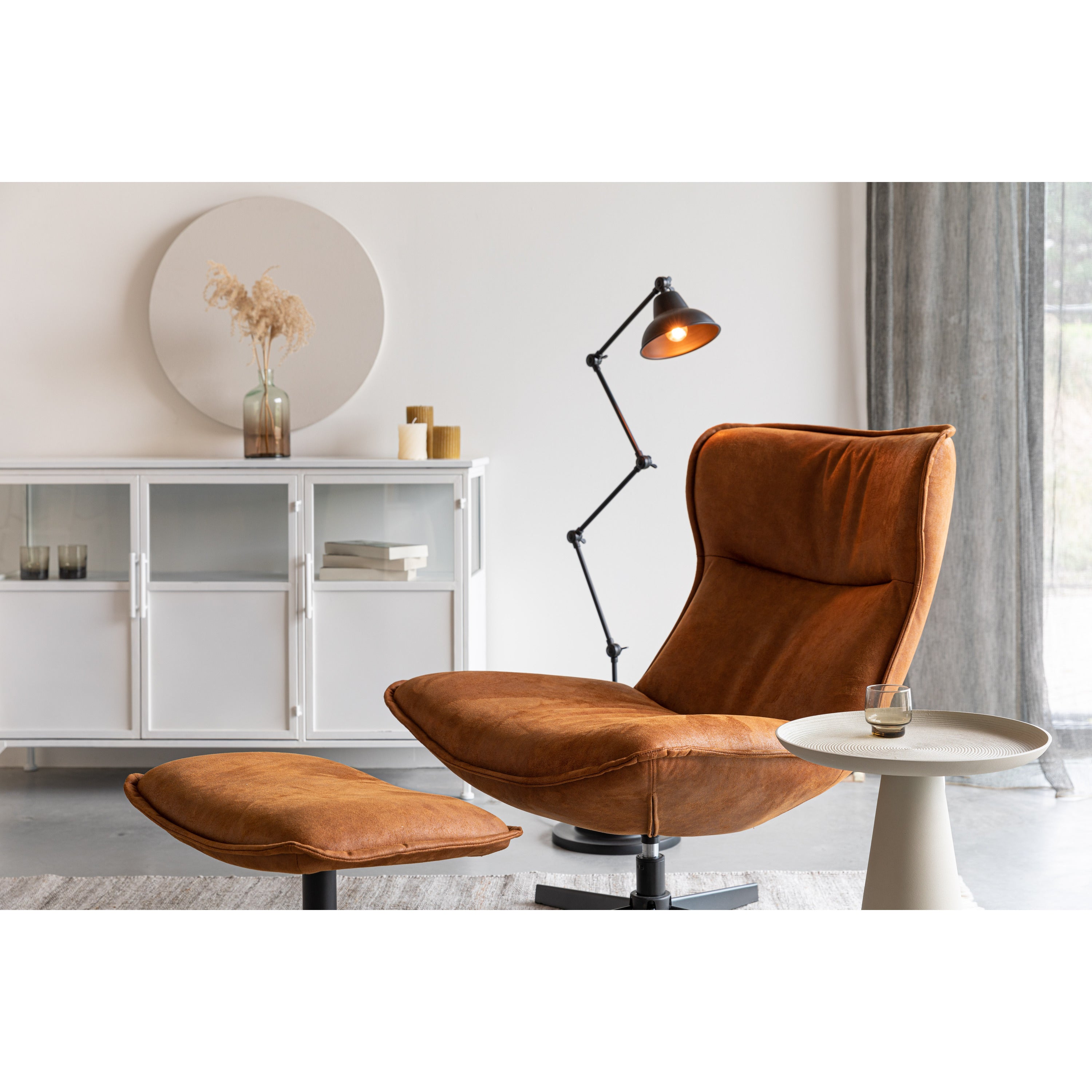 by fonQ basic Lazy Fauteuil - Cognac