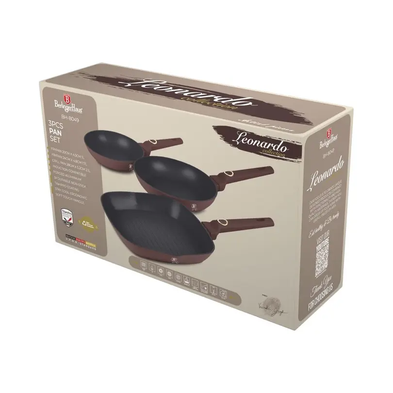 Grillpfanne 3er-Set Leonardo Collection