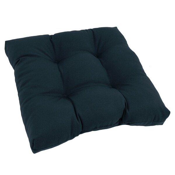 19-inch Twill Square Chair Cushion (Set of 1, 2, or 4) - 19" x 19"
