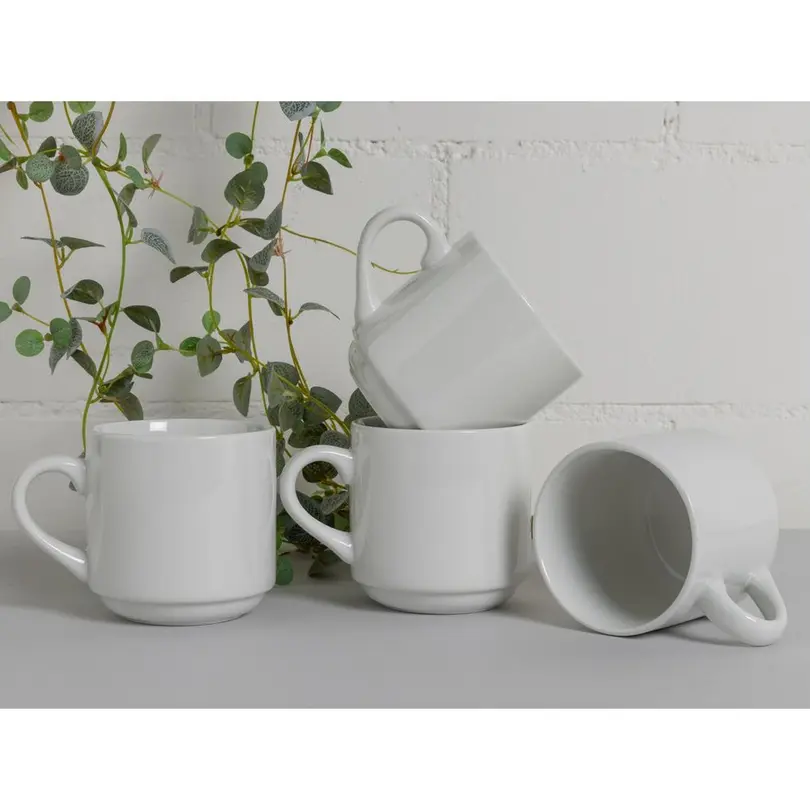 Kaffeetasse 4er-Set Bianco