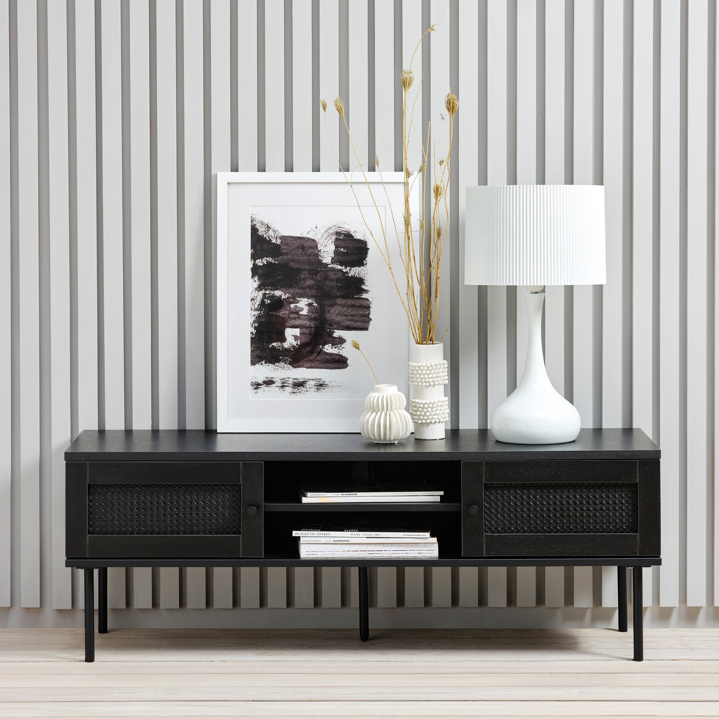 by fonQ Taryn Tv-meubel - Zwart Eiken