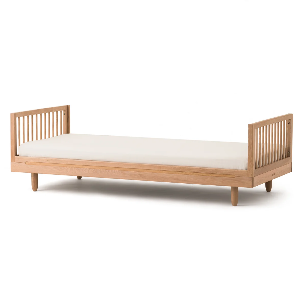 Nobodinoz - Pure Single Bett, 90 x 200 cm, Eiche