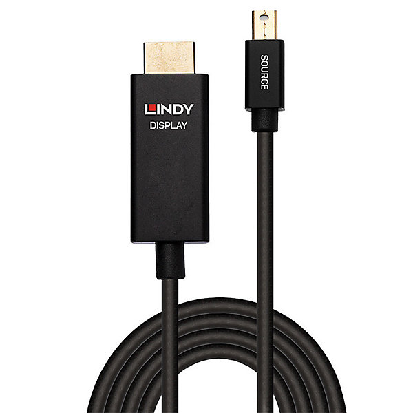 Câble Mini DP vers HDMI actif 1 mètre LINDY