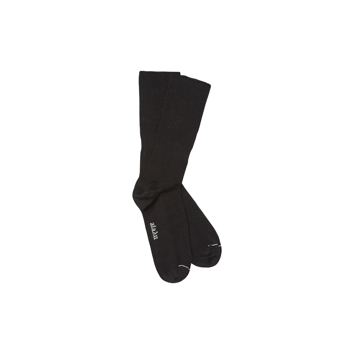 Cotton Rib Socks, black