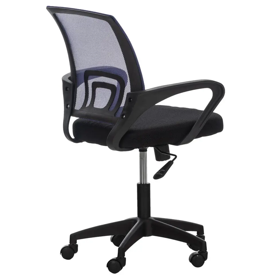 CLP Bureaustoel Auburn zwart Frame - Microfiber - purper