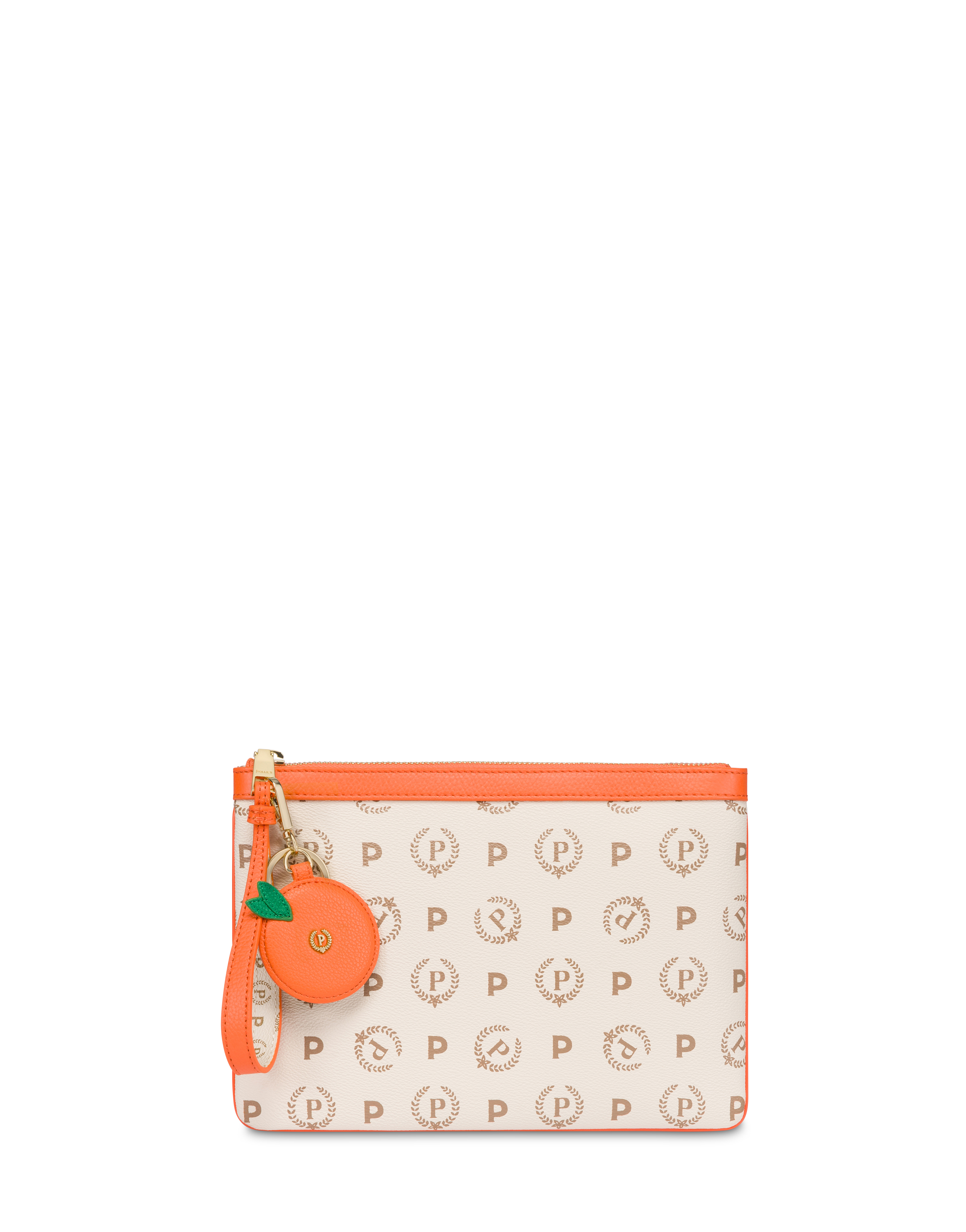 Pochette Heritage Summer Capsule Avorio/arancio