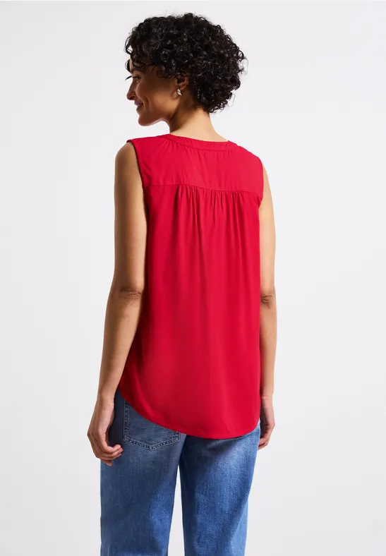 Split Neck Blusentop