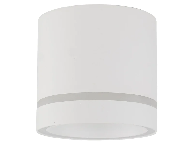 Lampa natynkowa Jet White 8 cm metalowa biała