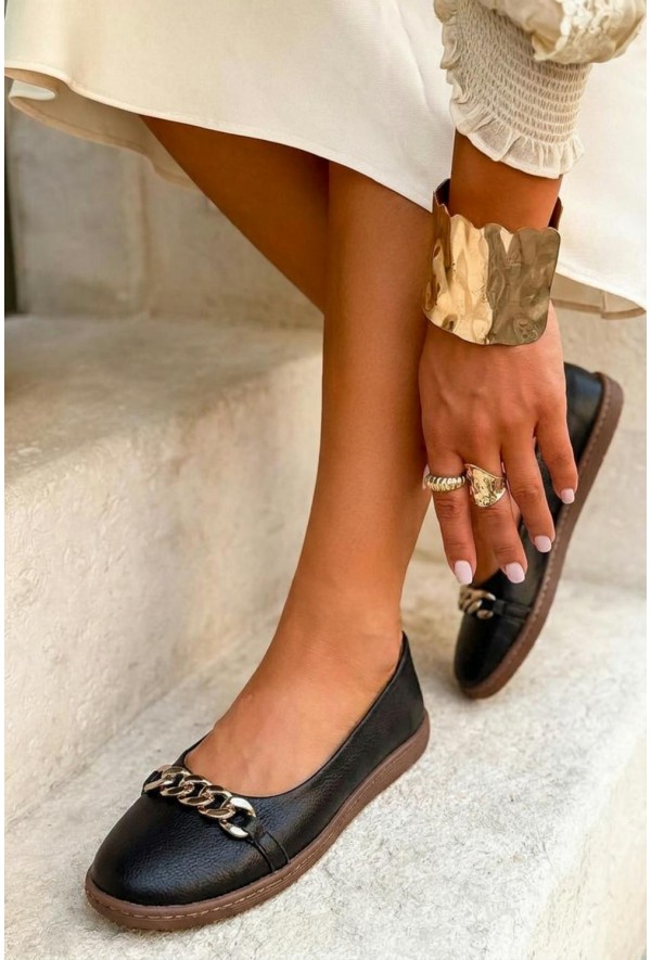 Czarne baleriny barefoot Vesna
