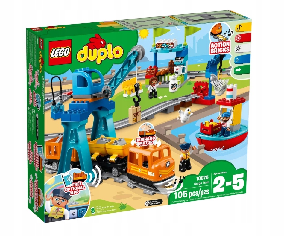 Prezent Lego DUPLO Pociąg towarowy 10875