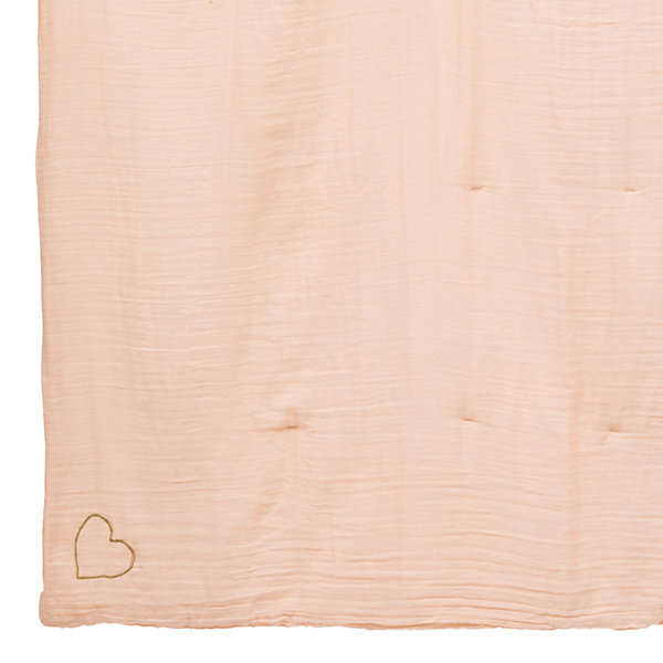 Edredon Lili en gaze de coton 100x140cm blanc - Atmosphera