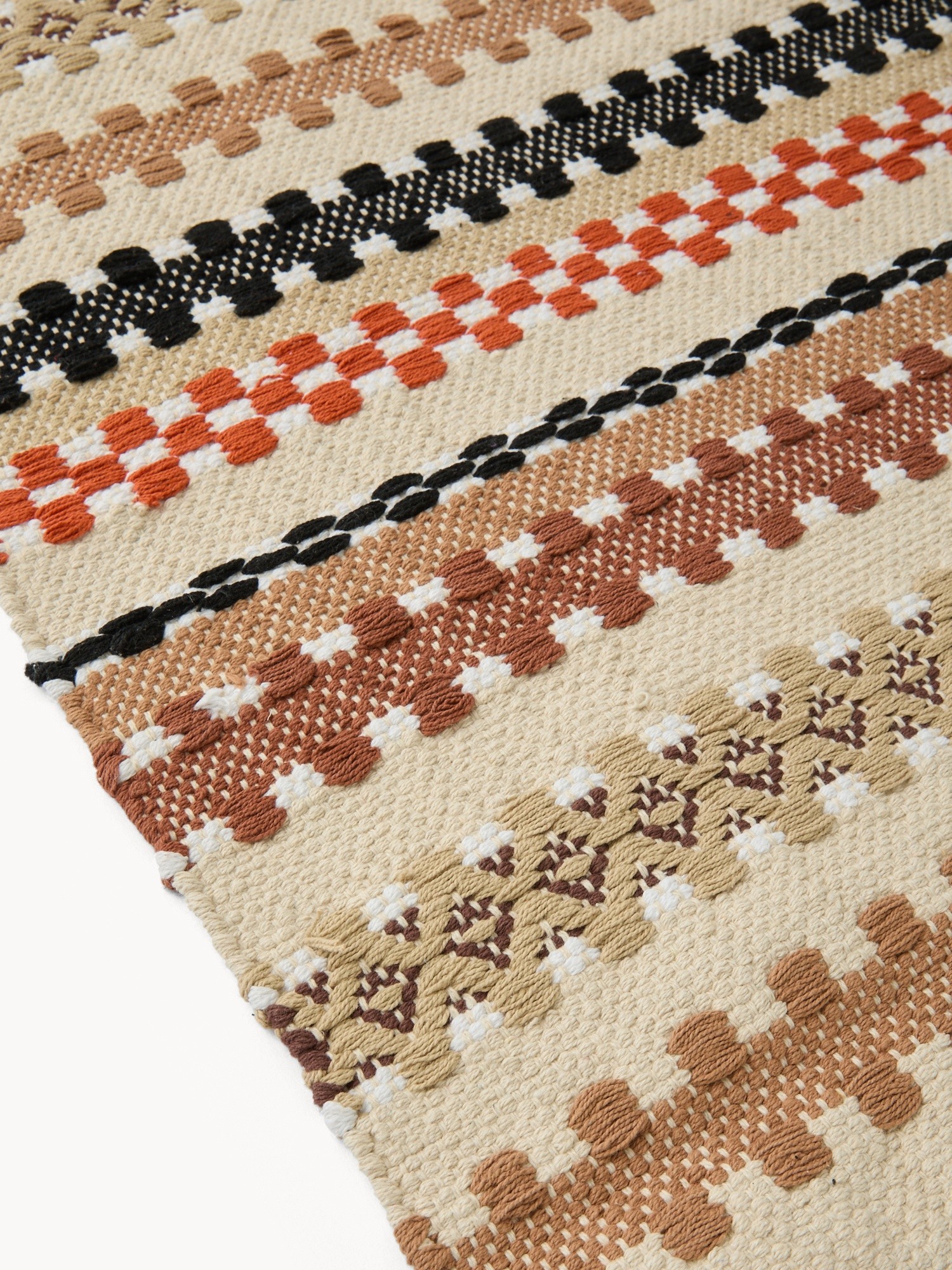 Tappeto da cucina in puro cotone motivo geometrico - Prezzo di lancio