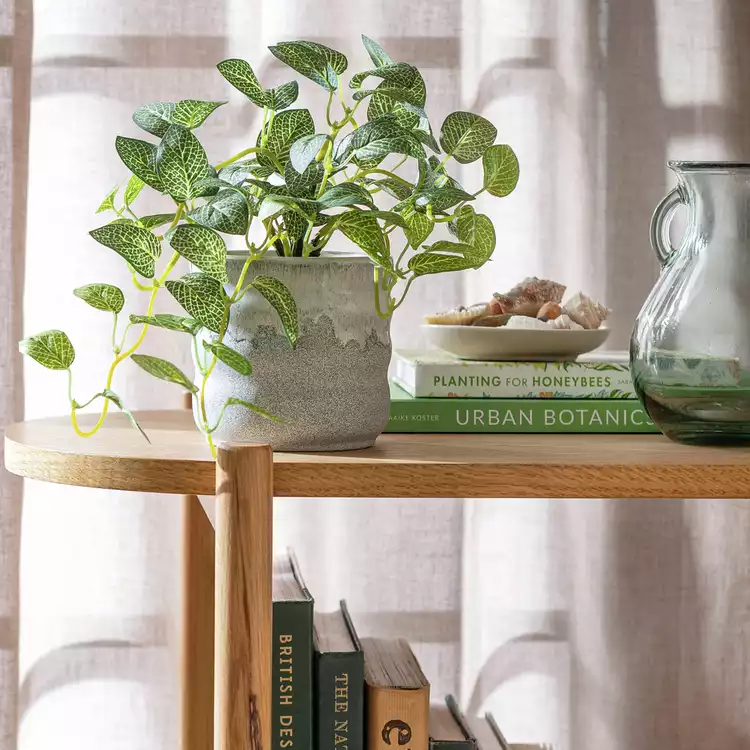 Habitat Artificial Green Topiary Fern Plant - 11cm