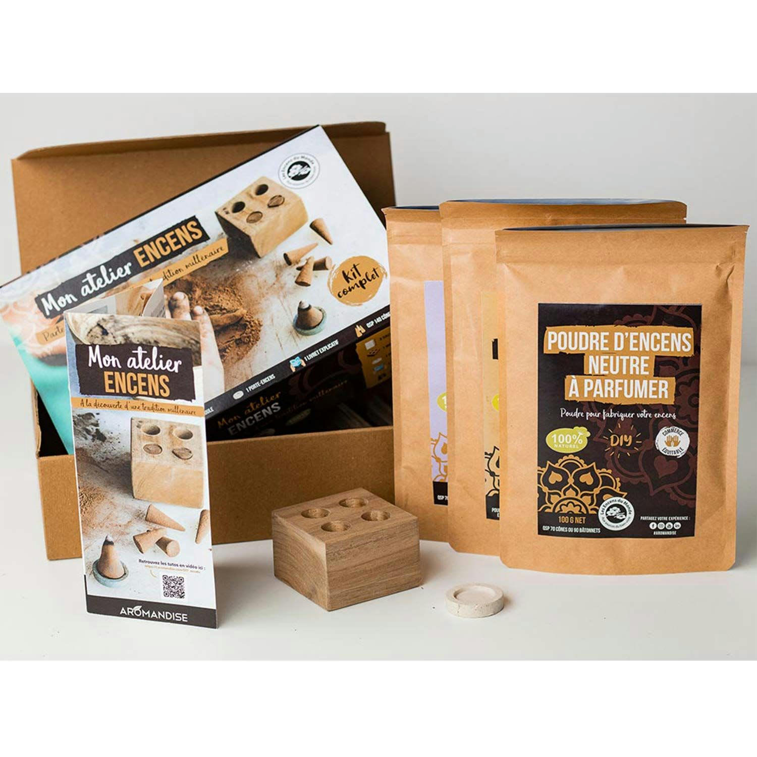 - Coffret DIY - fabriquer ses cônes d'encens