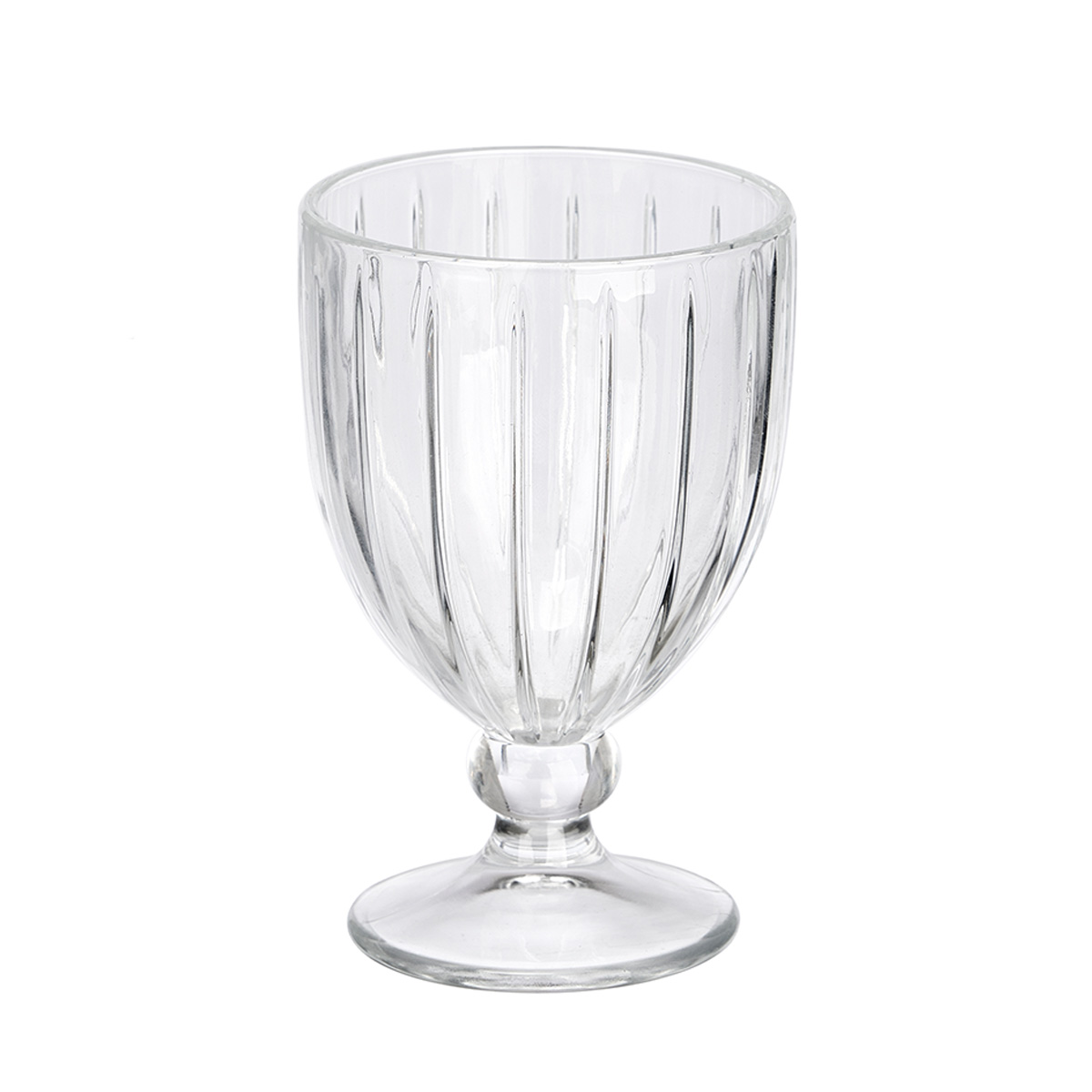 Copo de vinho riscas em vidro 310ml