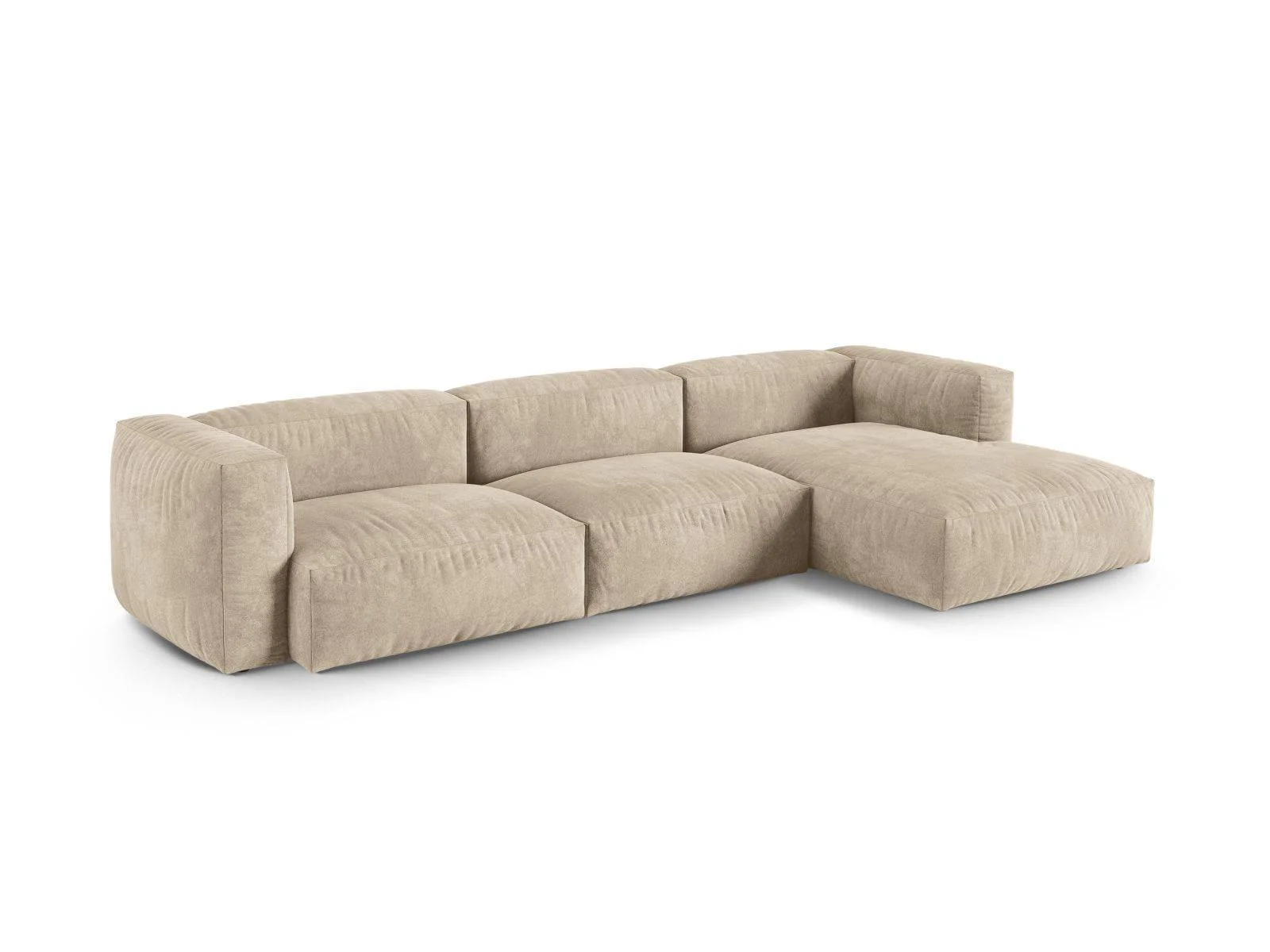 Modulaire hoekbank Martina rechts velvet