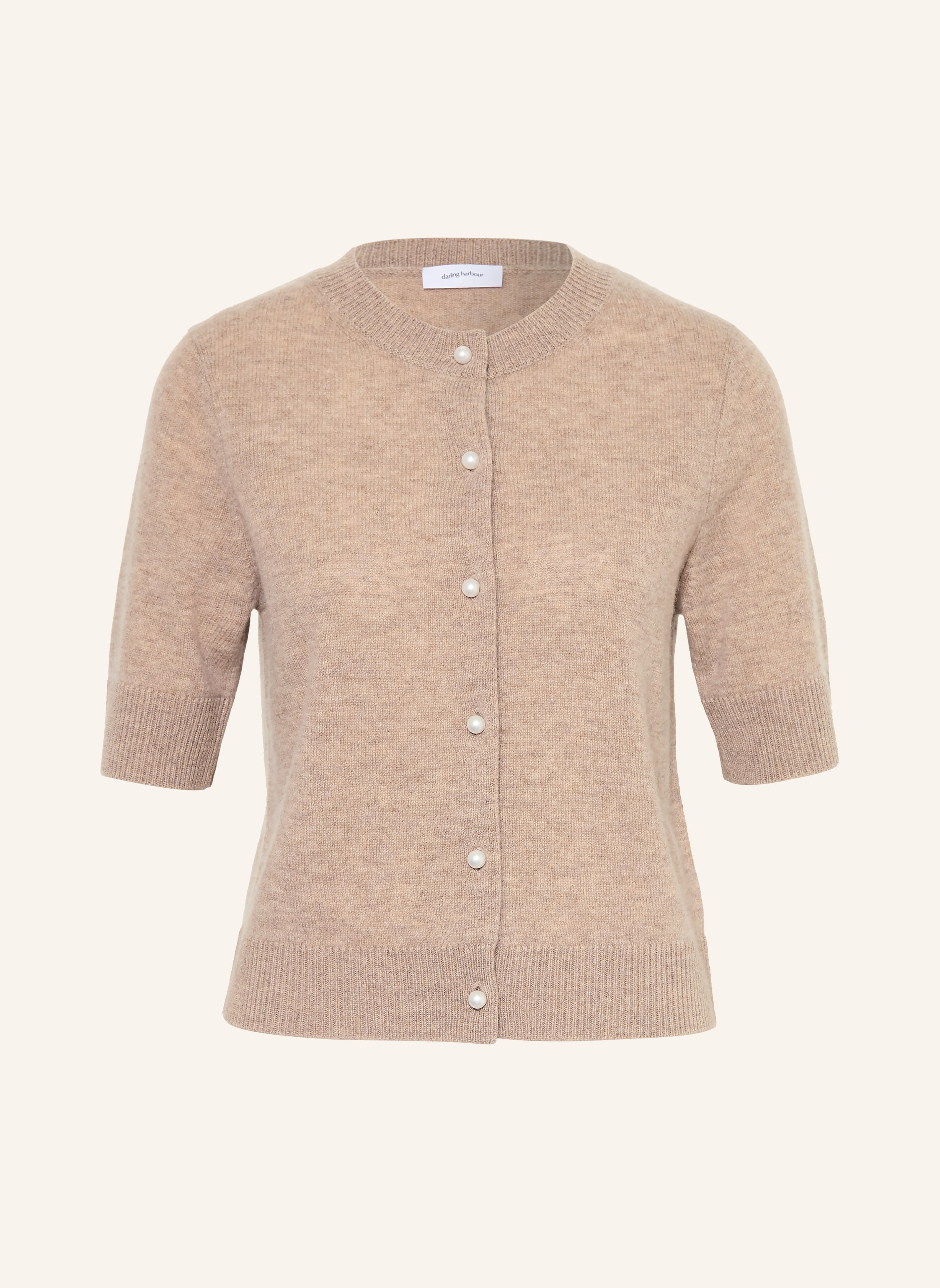 darling harbour Strickjacke mit Cashmere und 3/4-Arm