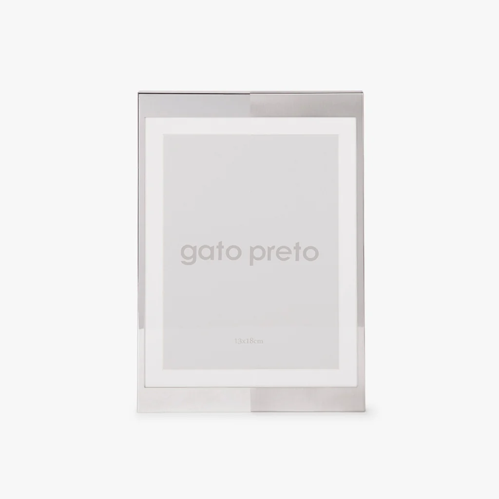 Moldura Tons Prateado 13x18 SHINY & BRUSHED