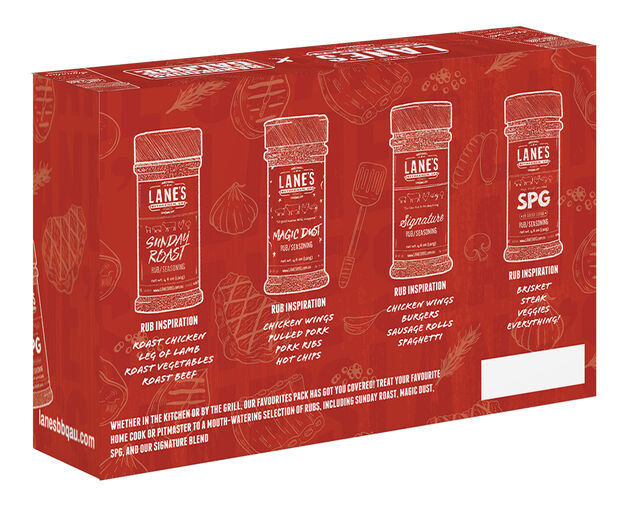 Lanes BBQ Rubs Gift Pack