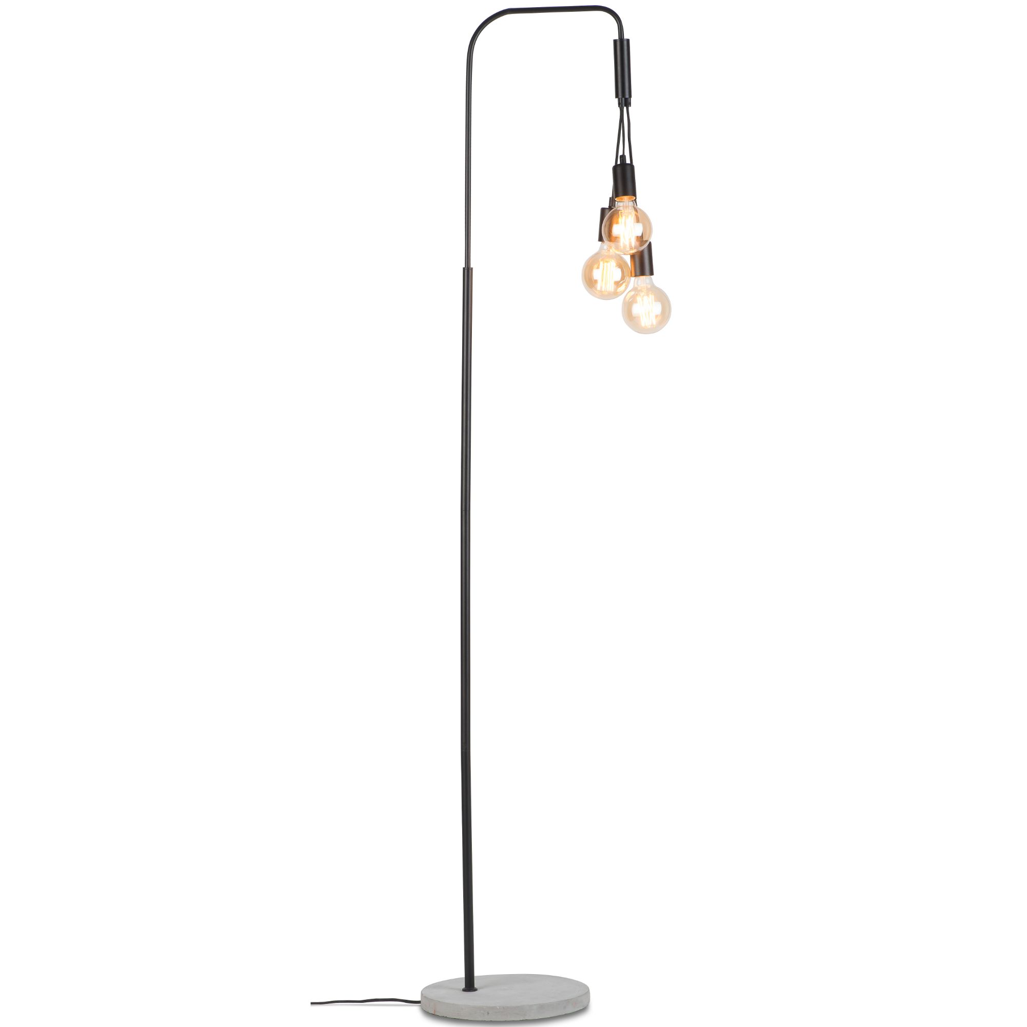 it's about RoMi vloerlamp Oslo - zwart - 48x32x190cm
